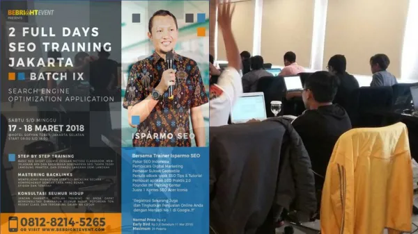 0812-8214-5265 [TSEL] | Workshop SEO di Jakarta 2018, Workshop Search Engine Optimization Pemula Jakarta 2018