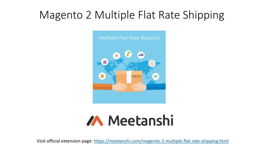 magento 2 multiple flat rate shipping