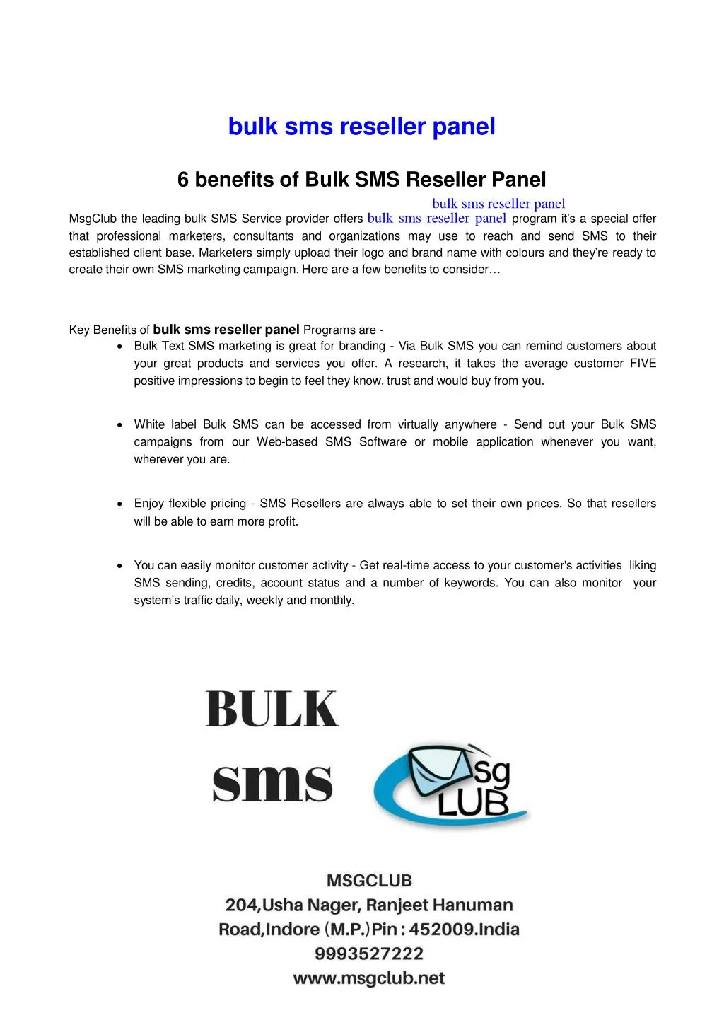 bulk sms reseller panel 6 benefits of bulk