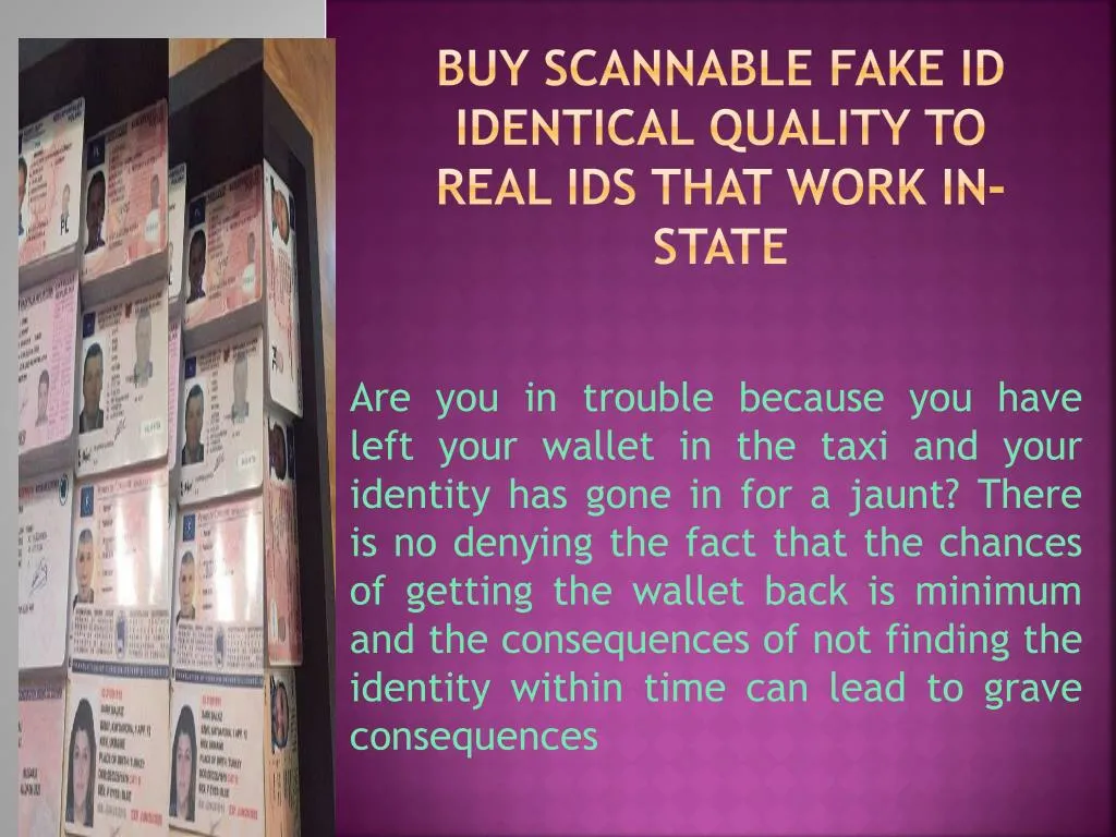 buy scannable fake id identical quality to real ids that work in state