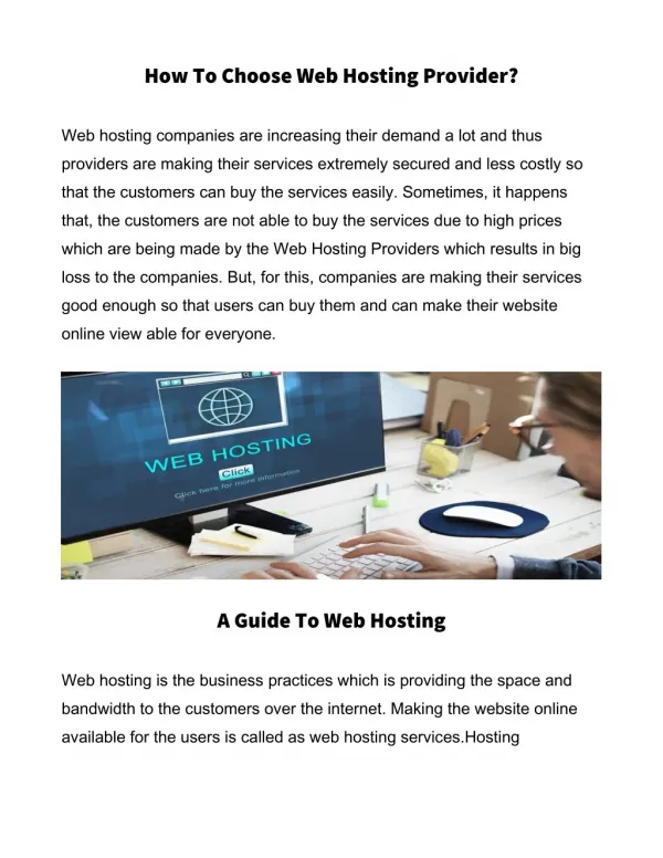 buy web hosting services