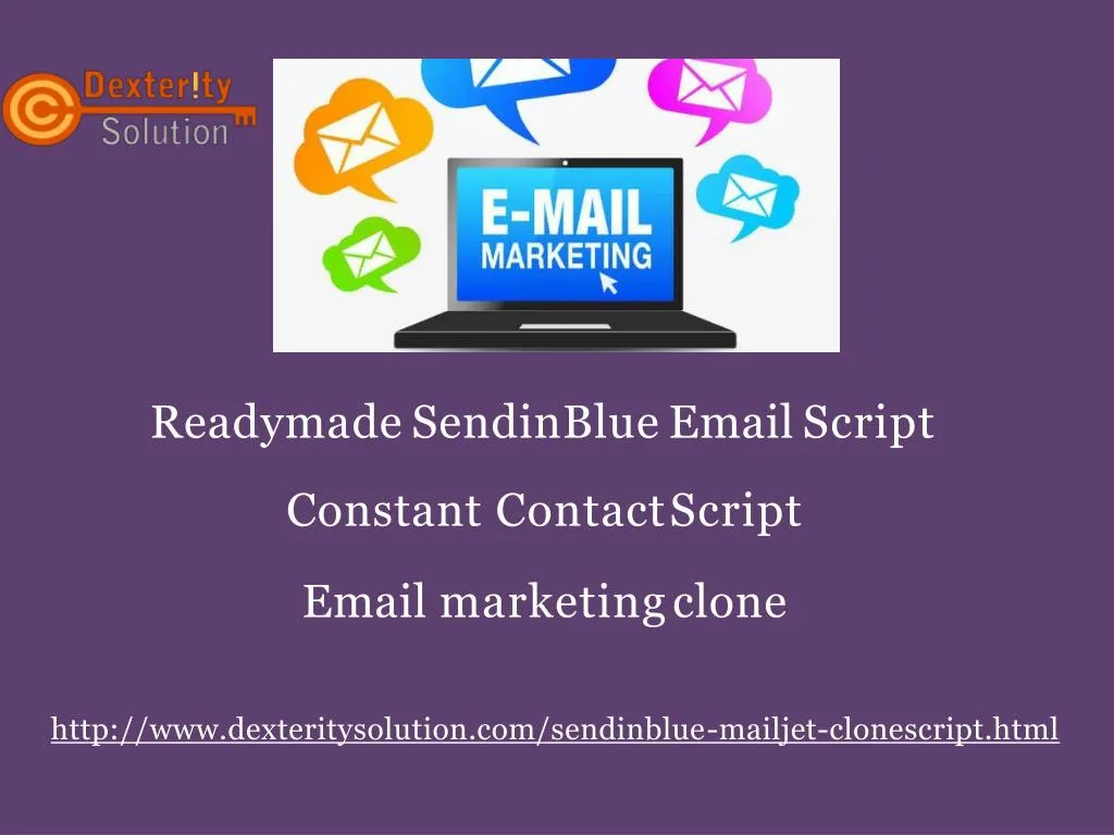 readymade sendinblue email script constant