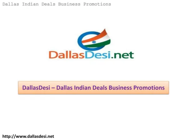 DallasDesi – Dallas Indian Deals Business Promotions