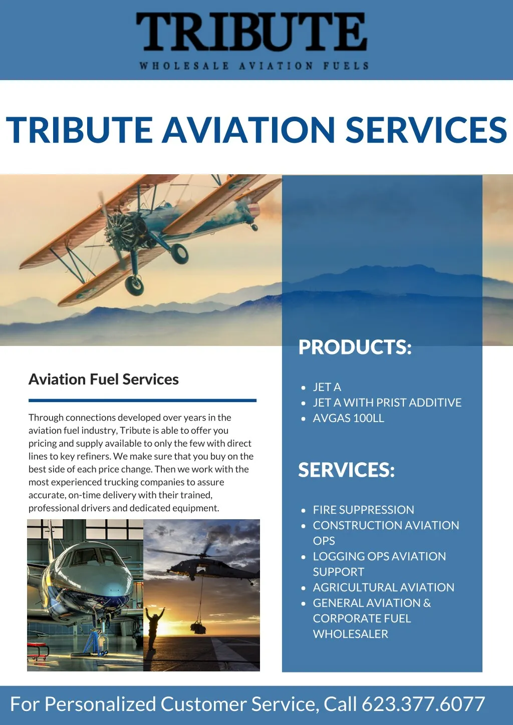 tribute aviation services