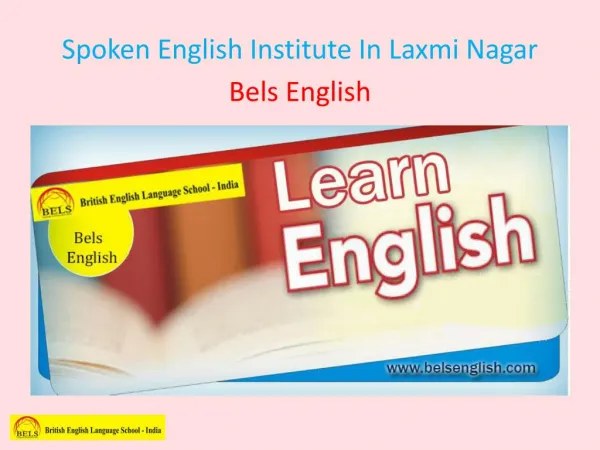 Spoken English Institute In Laxmi Nagar