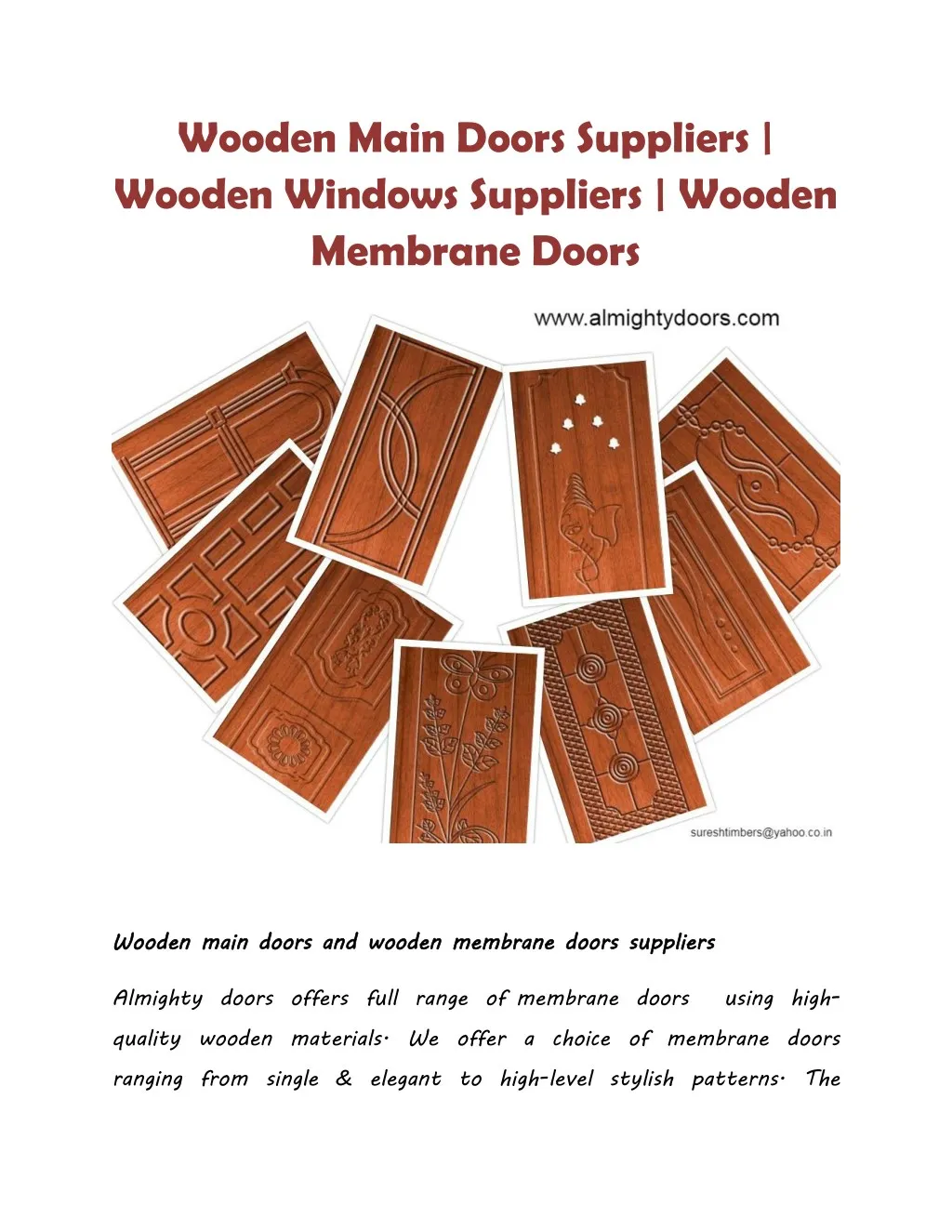 wooden main doors suppliers wooden windows