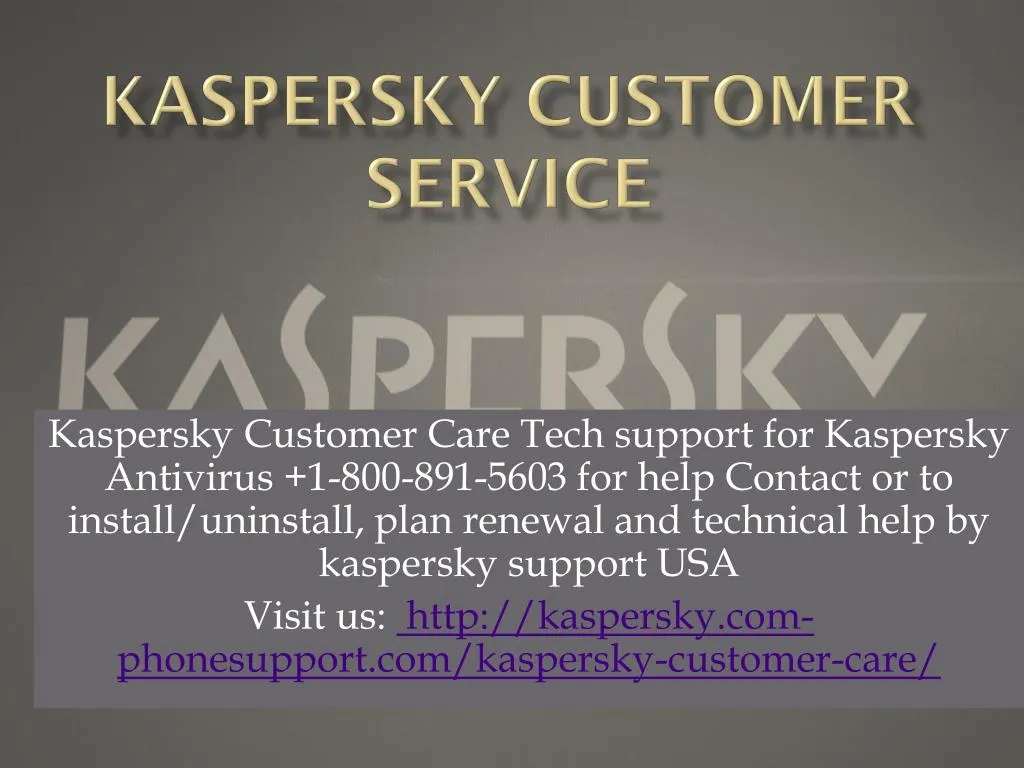 k aspersky c ustomer service