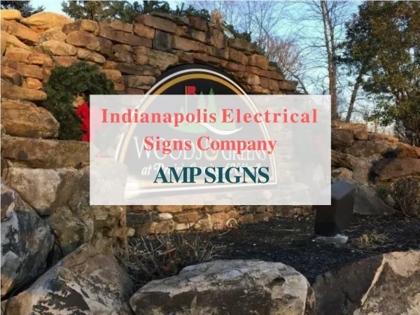 Indianapolis Electrical Signs Company