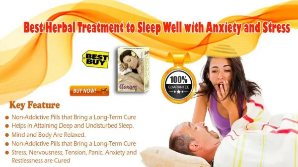 Best Herbal Treatment to Sleep Well with Anxiety and Stress