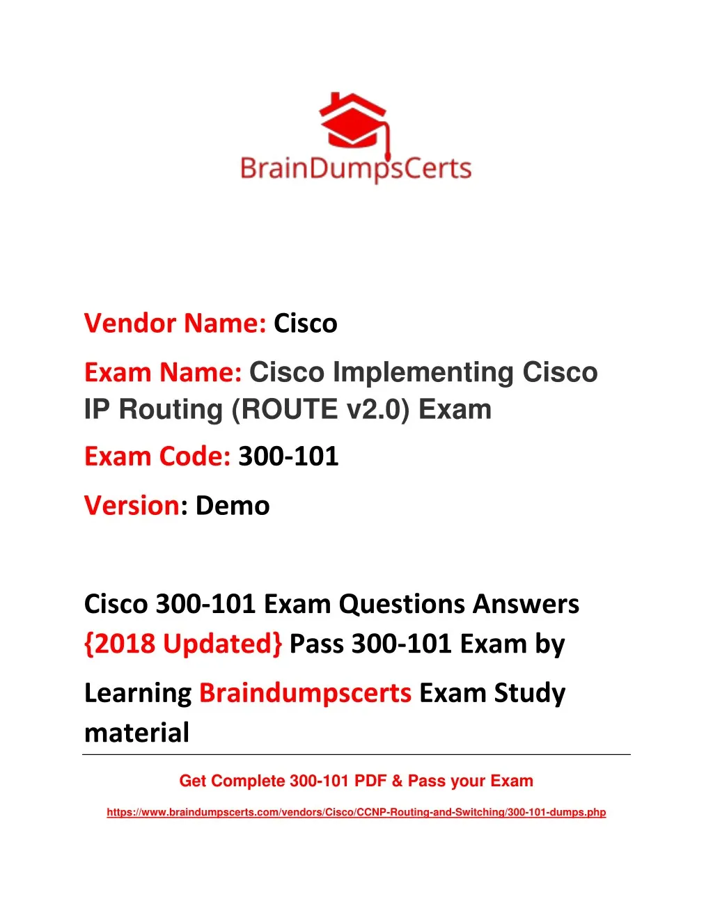 vendor name cisco exam name cisco implementing
