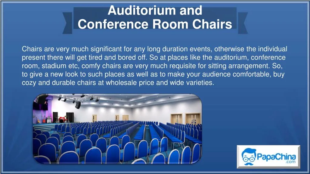 auditorium and conference room chairs