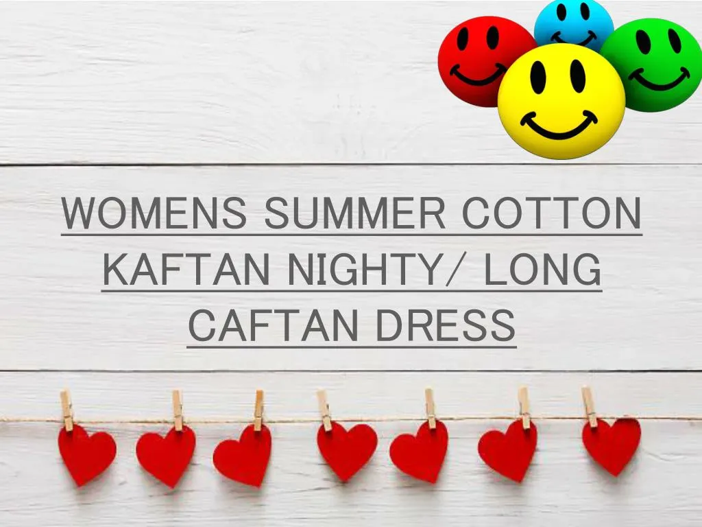 womens summer cotton kaftan nighty long caftan