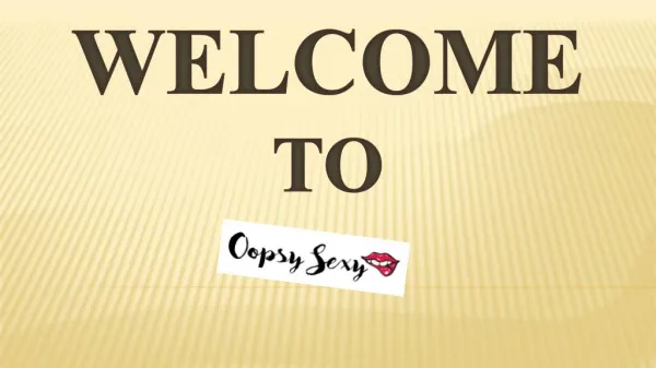 welcome to