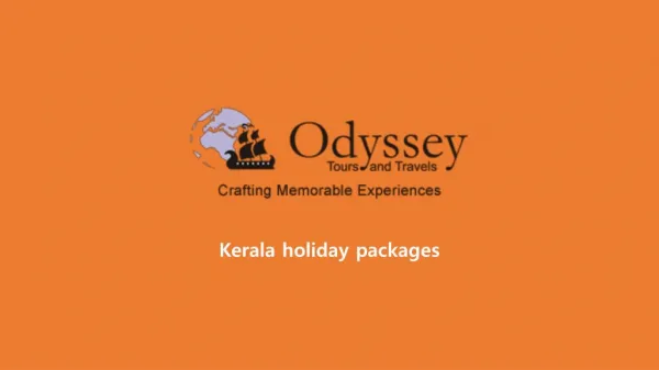 Kerala holiday packges - odysseytravels