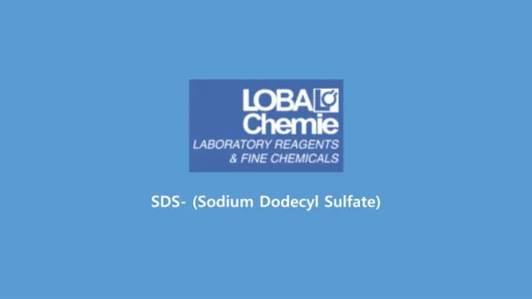 SDS- Lobachemie