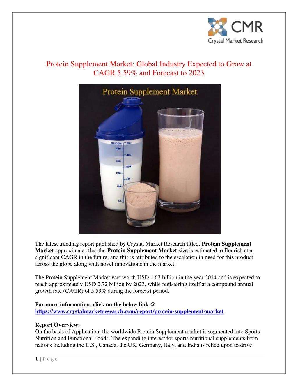 protein supplement market global industry