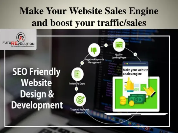 Make Your Website Sales Engine and boost your traffic/sales.
