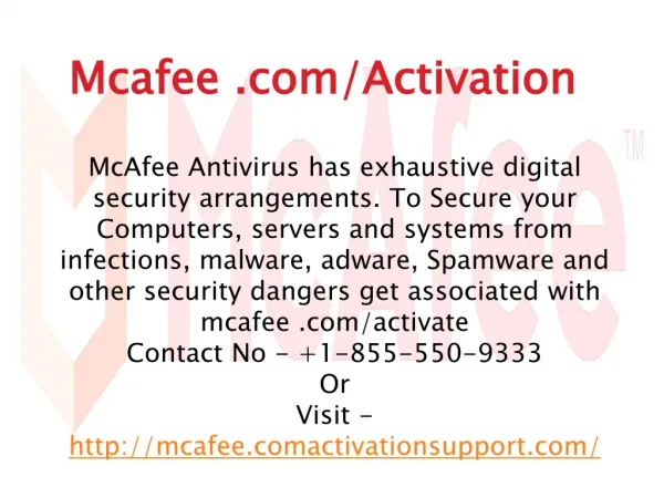 Mcafee .com/Activate