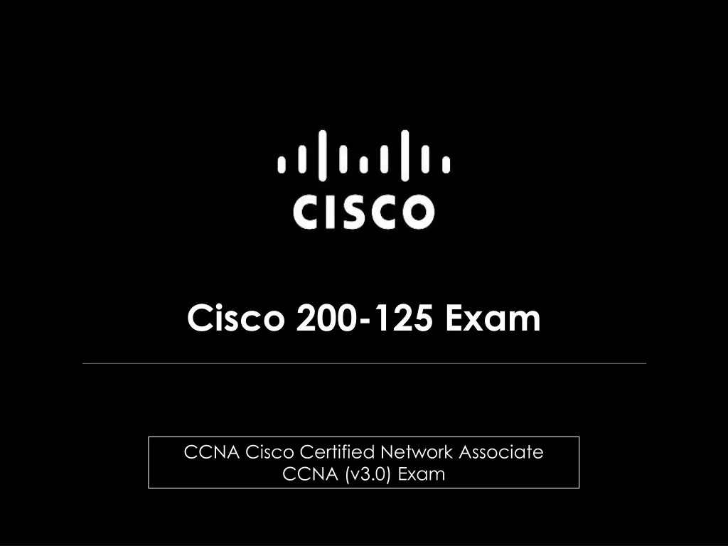 cisco 200 125 exam