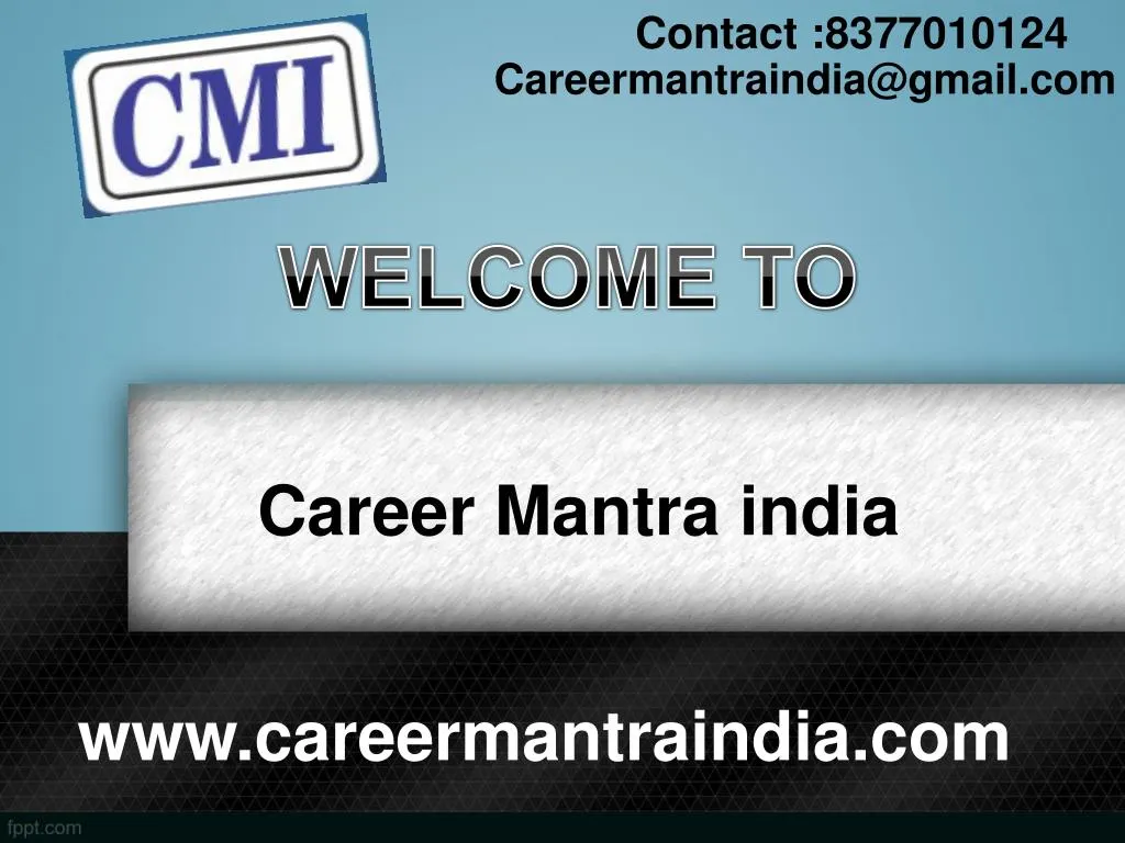 career mantra india