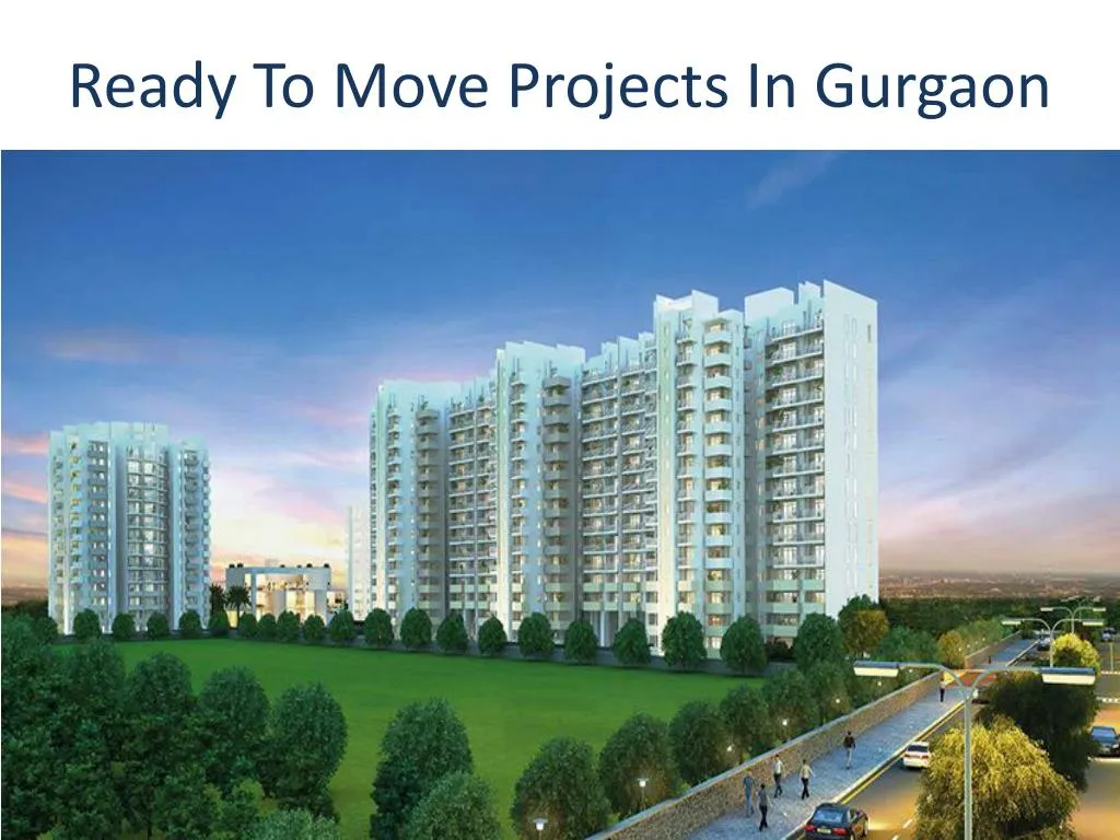 ready to move projects in gurgaon