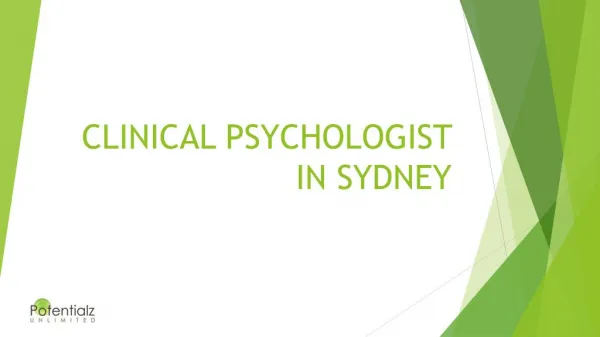 Clinical Psychologist in Sydney