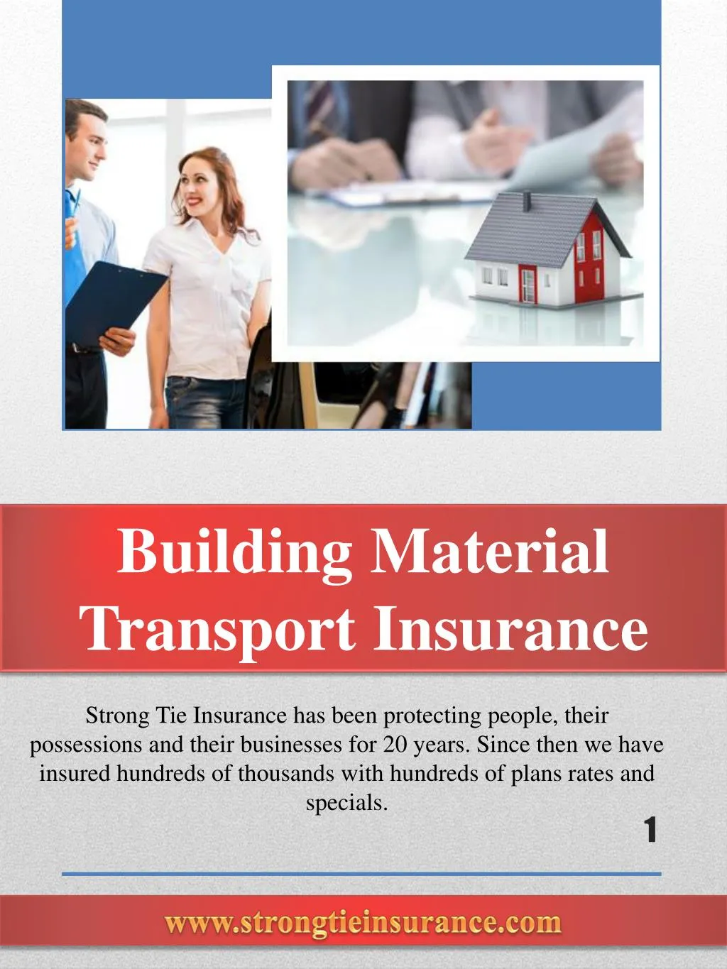 building material transport insurance