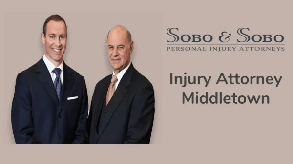 Injury Attorney Middletown - Law Offices of Sobo & Sobo L.L.P.