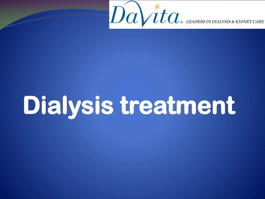dialysis treatment