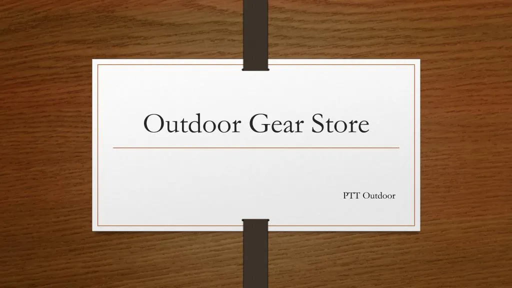 outdoor gear store