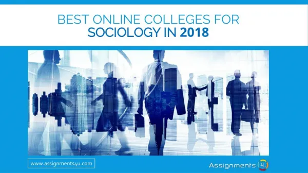 Top 10 online colleges for sociology in 2018