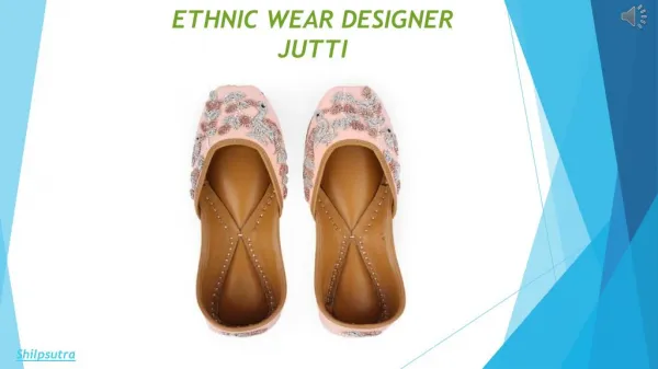 Ethnic jutti for women