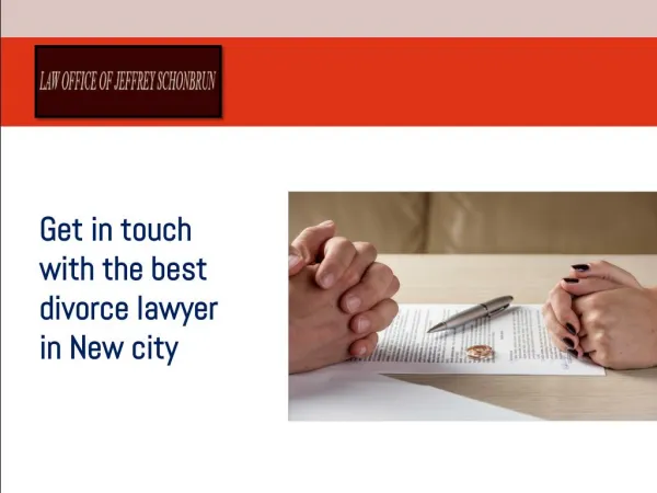 Get in touch with the best divorce lawyer in New city