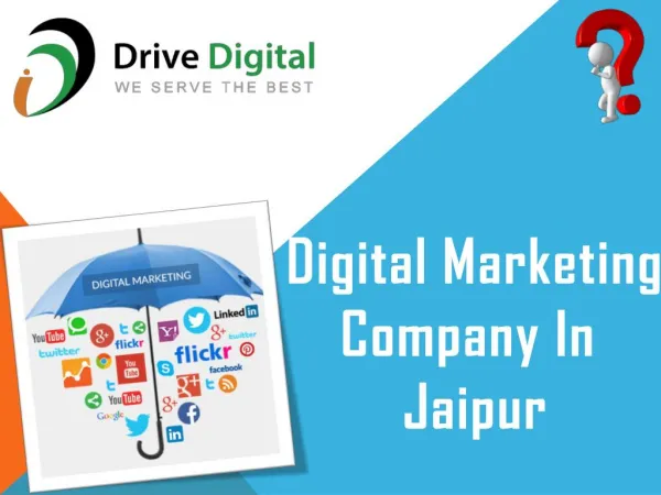Drive Digital: Digital Marketing Company In Jaipur