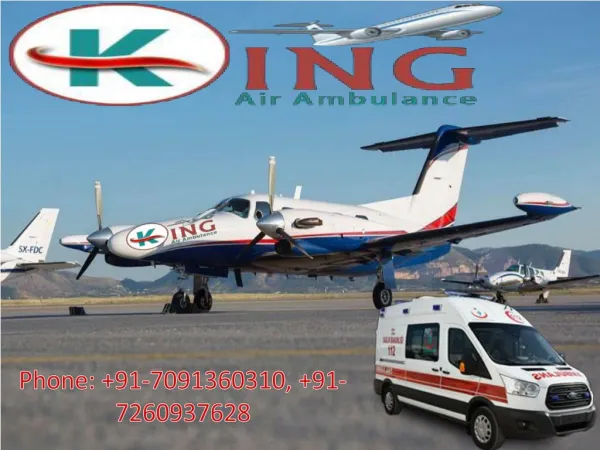 King Air Ambulance Service in Chennai and Bangalore