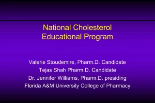 National Cholesterol Educational Program - slide 1