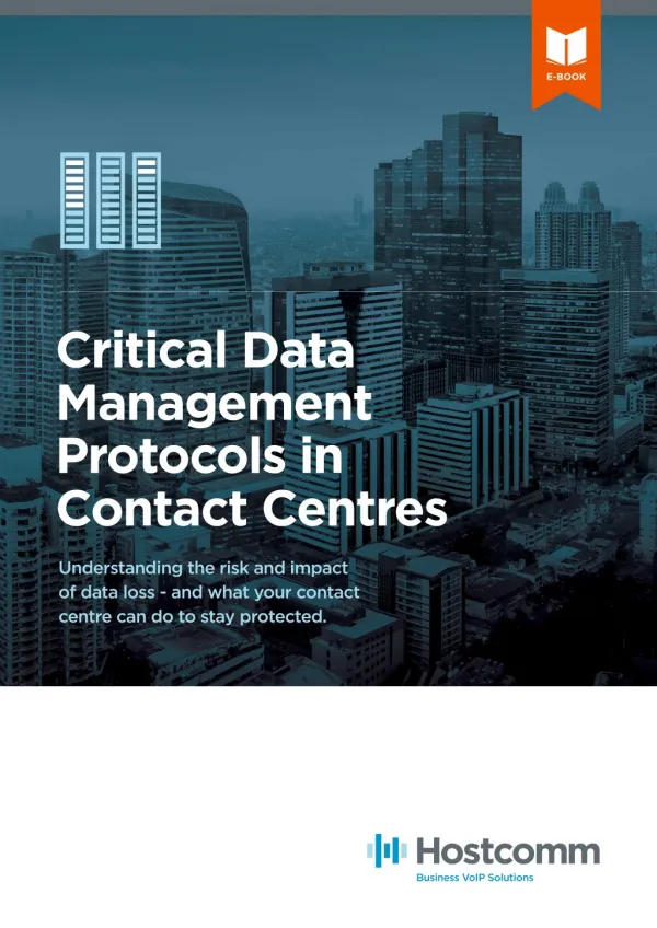 Critical Data Management Protocols in Contact Centres