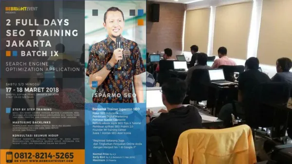 0812-8214-5265 [TSEL] | Kelas Search Engine Optimization Pemula Jakarta, Kelas SEO di Jakarta