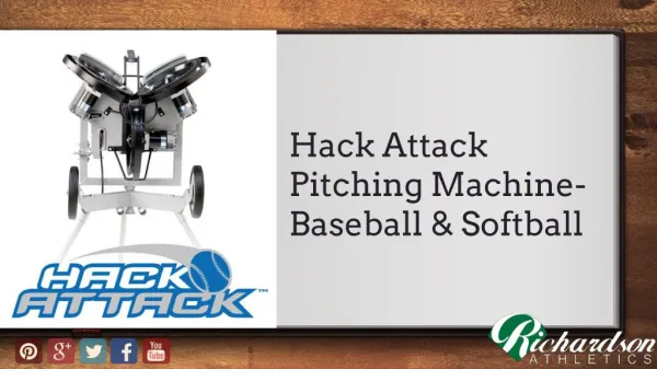 Hack Attack Pitching Machine for Baseball & Softball