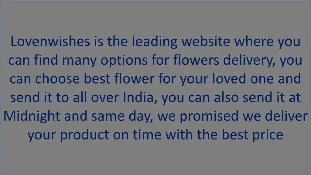 lovenwishes is the leading website where