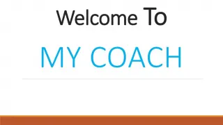 My Coach - slide 1