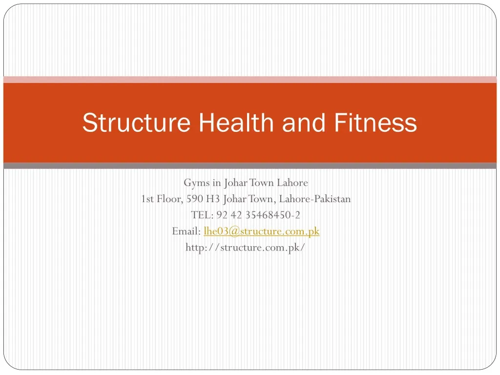structure health and fitness
