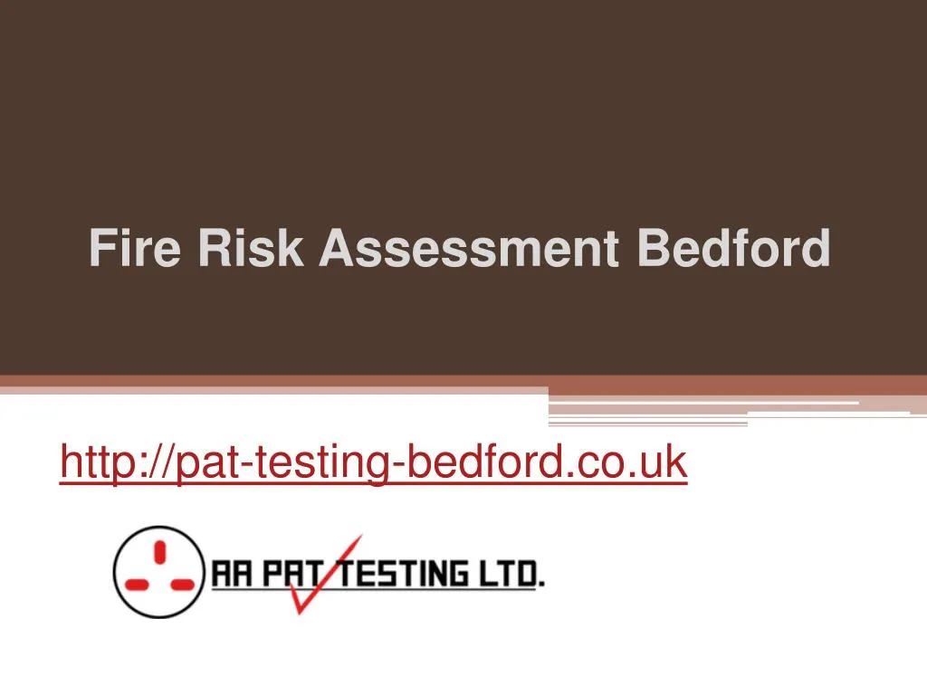 fire risk assessment bedford