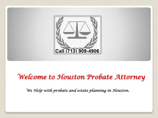 Houston Probate Attorney