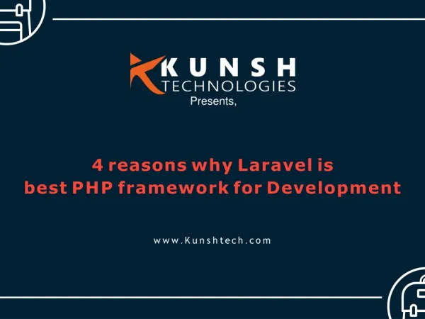 4 reasons why Laravel is best PHP Framework for Web Development