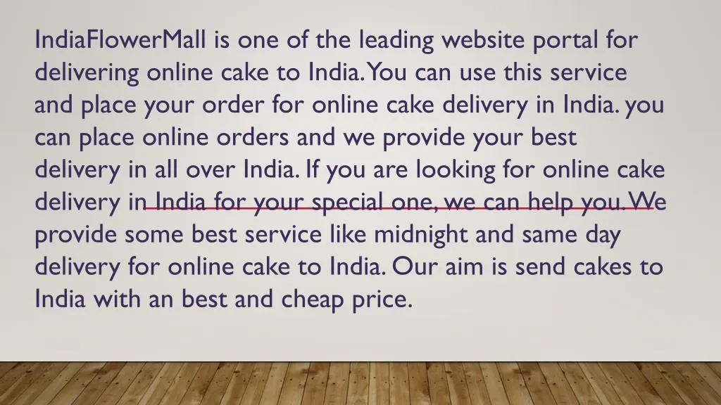 indiaflowermall is one of the leading website