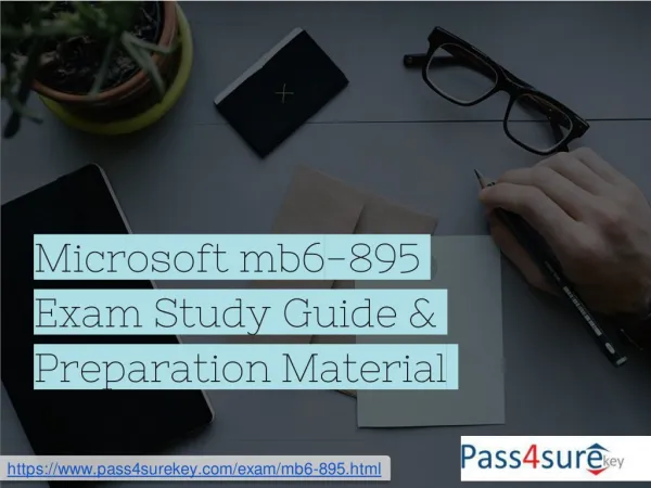 Microsoft MB6-895 Dumps Dynamics MB6-895 Exam Questions