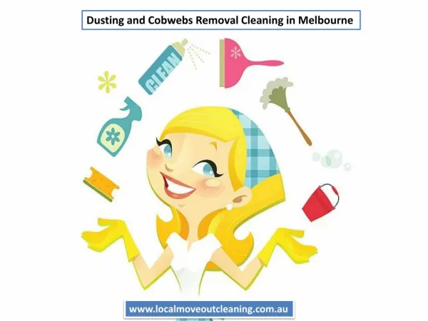 Dusting and Cobwebs Removal Cleaning in Melbourne