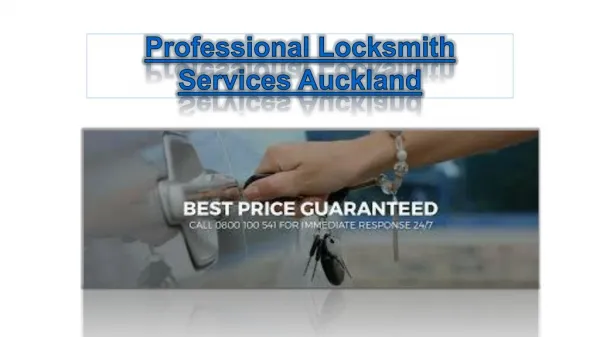 Commercial Locksmith Services in Auckland