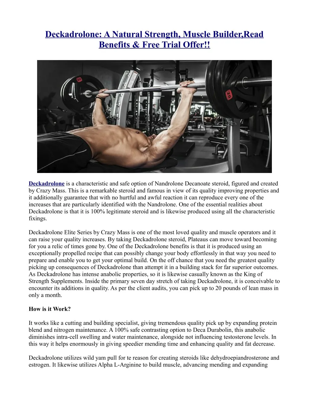 deckadrolone a natural strength muscle builder